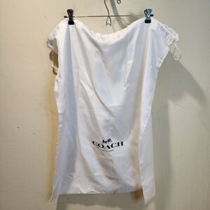 Coach White Large Dusty Storage Bag